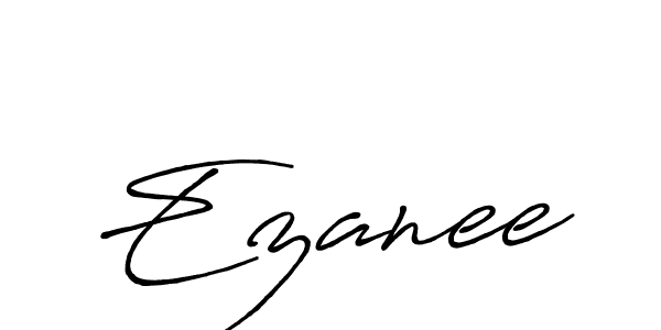 It looks lik you need a new signature style for name Ezanee. Design unique handwritten (Antro_Vectra_Bolder) signature with our free signature maker in just a few clicks. Ezanee signature style 7 images and pictures png