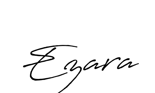 Create a beautiful signature design for name Ezara. With this signature (Antro_Vectra_Bolder) fonts, you can make a handwritten signature for free. Ezara signature style 7 images and pictures png
