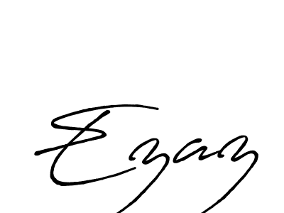 It looks lik you need a new signature style for name Ezaz. Design unique handwritten (Antro_Vectra_Bolder) signature with our free signature maker in just a few clicks. Ezaz signature style 7 images and pictures png