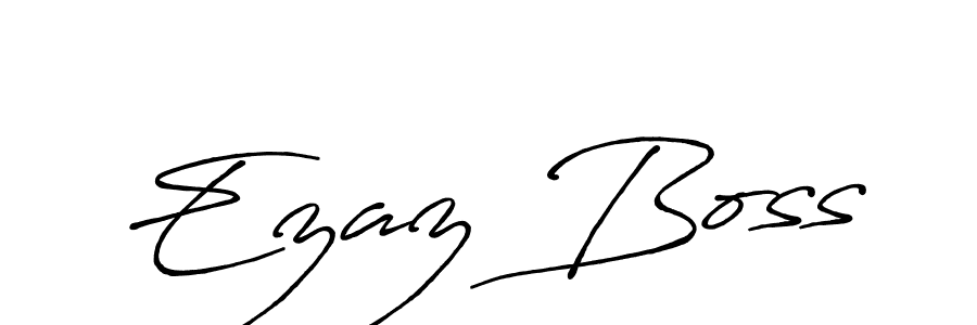 Similarly Antro_Vectra_Bolder is the best handwritten signature design. Signature creator online .You can use it as an online autograph creator for name Ezaz Boss. Ezaz Boss signature style 7 images and pictures png