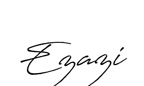 You should practise on your own different ways (Antro_Vectra_Bolder) to write your name (Ezazi) in signature. don't let someone else do it for you. Ezazi signature style 7 images and pictures png