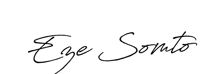 The best way (Antro_Vectra_Bolder) to make a short signature is to pick only two or three words in your name. The name Eze Somto include a total of six letters. For converting this name. Eze Somto signature style 7 images and pictures png