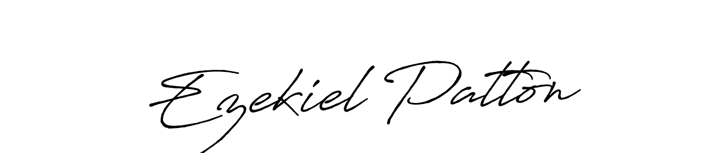 Design your own signature with our free online signature maker. With this signature software, you can create a handwritten (Antro_Vectra_Bolder) signature for name Ezekiel Patton. Ezekiel Patton signature style 7 images and pictures png