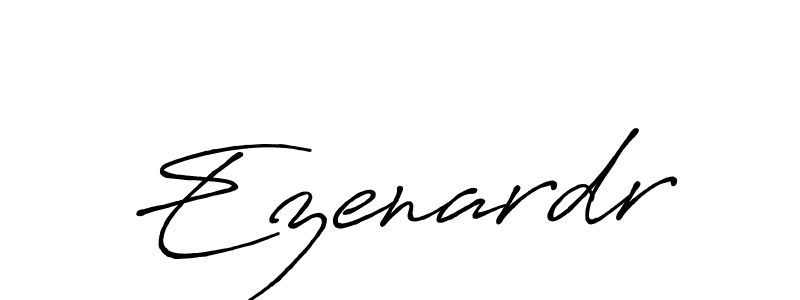How to make Ezenardr signature? Antro_Vectra_Bolder is a professional autograph style. Create handwritten signature for Ezenardr name. Ezenardr signature style 7 images and pictures png