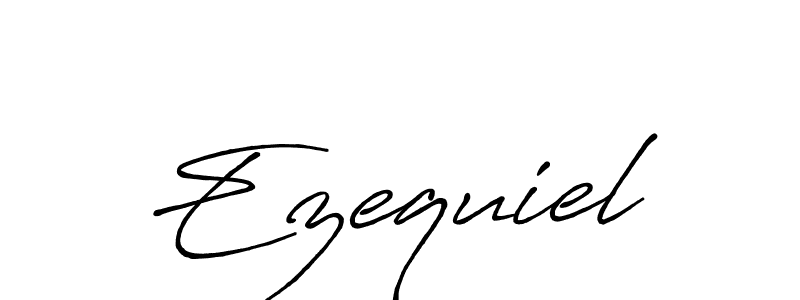 Design your own signature with our free online signature maker. With this signature software, you can create a handwritten (Antro_Vectra_Bolder) signature for name Ezequiel. Ezequiel signature style 7 images and pictures png