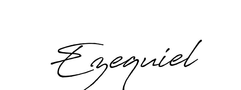 Design your own signature with our free online signature maker. With this signature software, you can create a handwritten (Antro_Vectra_Bolder) signature for name Ezequiel. Ezequiel signature style 7 images and pictures png