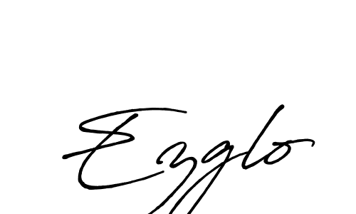Ezglo stylish signature style. Best Handwritten Sign (Antro_Vectra_Bolder) for my name. Handwritten Signature Collection Ideas for my name Ezglo. Ezglo signature style 7 images and pictures png