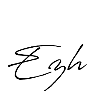 Best and Professional Signature Style for Ezh. Antro_Vectra_Bolder Best Signature Style Collection. Ezh signature style 7 images and pictures png