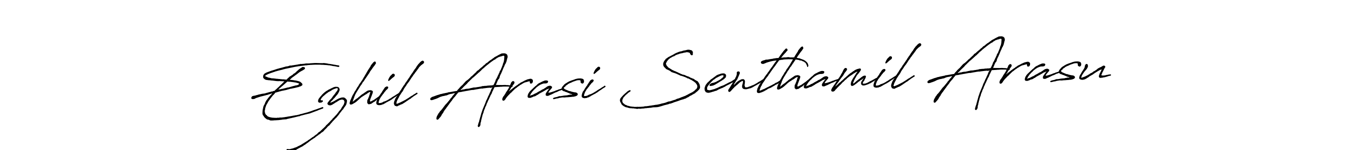 Also we have Ezhil Arasi Senthamil Arasu name is the best signature style. Create professional handwritten signature collection using Antro_Vectra_Bolder autograph style. Ezhil Arasi Senthamil Arasu signature style 7 images and pictures png