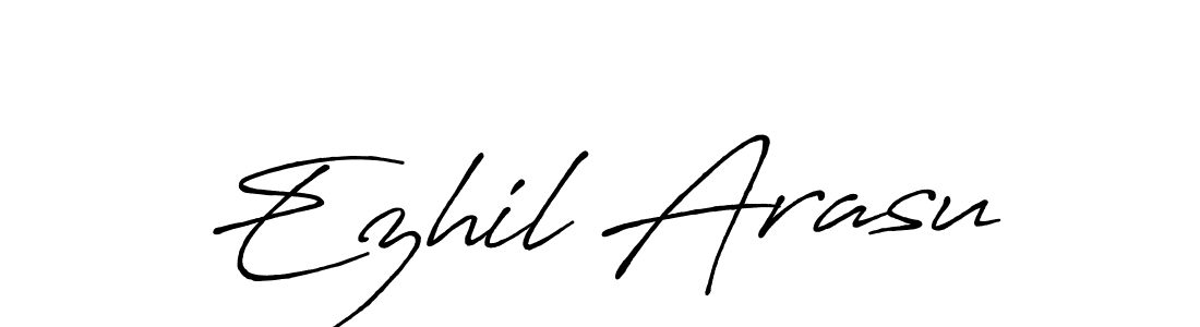 Use a signature maker to create a handwritten signature online. With this signature software, you can design (Antro_Vectra_Bolder) your own signature for name Ezhil Arasu. Ezhil Arasu signature style 7 images and pictures png