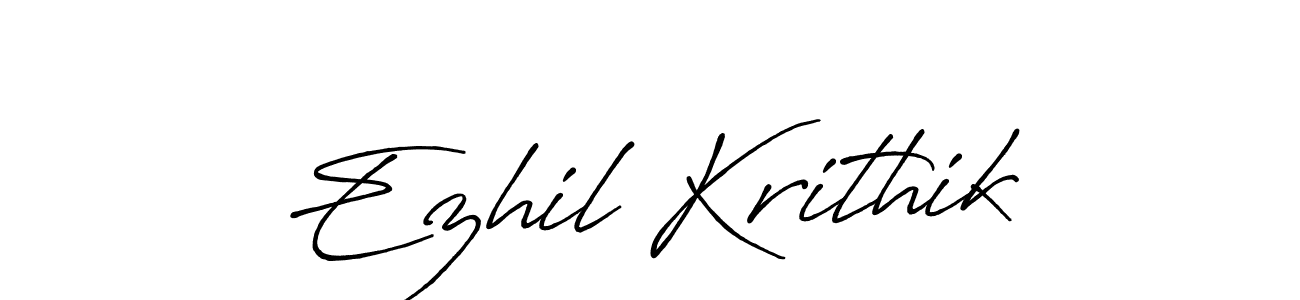 See photos of Ezhil Krithik official signature by Spectra . Check more albums & portfolios. Read reviews & check more about Antro_Vectra_Bolder font. Ezhil Krithik signature style 7 images and pictures png