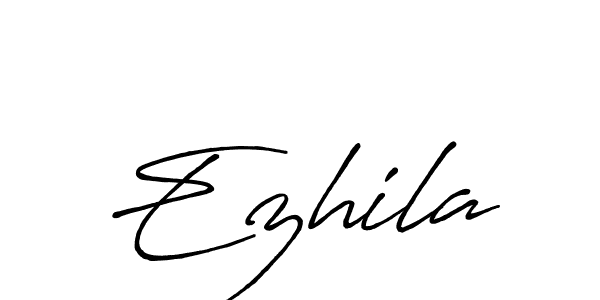 Best and Professional Signature Style for Ezhila. Antro_Vectra_Bolder Best Signature Style Collection. Ezhila signature style 7 images and pictures png