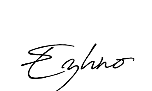 Design your own signature with our free online signature maker. With this signature software, you can create a handwritten (Antro_Vectra_Bolder) signature for name Ezhno. Ezhno signature style 7 images and pictures png