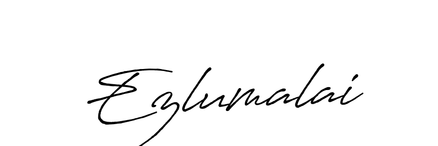 Once you've used our free online signature maker to create your best signature Antro_Vectra_Bolder style, it's time to enjoy all of the benefits that Ezlumalai name signing documents. Ezlumalai signature style 7 images and pictures png