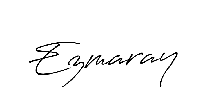 Ezmaray stylish signature style. Best Handwritten Sign (Antro_Vectra_Bolder) for my name. Handwritten Signature Collection Ideas for my name Ezmaray. Ezmaray signature style 7 images and pictures png