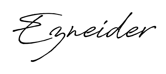 Create a personalized artistic stamp with Ezneider in Antro_Vectra_Bolder font. Perfect for visual artists, designers, and influencers. Ezneider signature style 7 images and pictures png