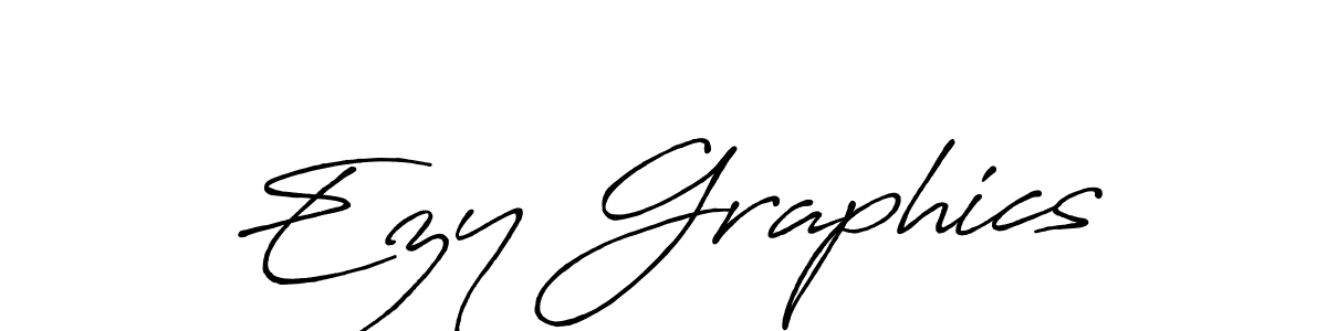 Once you've used our free online signature maker to create your best signature Antro_Vectra_Bolder style, it's time to enjoy all of the benefits that Ezy Graphics name signing documents. Ezy Graphics signature style 7 images and pictures png