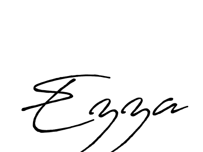 Create a beautiful signature design for name Ezza. With this signature (Antro_Vectra_Bolder) fonts, you can make a handwritten signature for free. Ezza signature style 7 images and pictures png