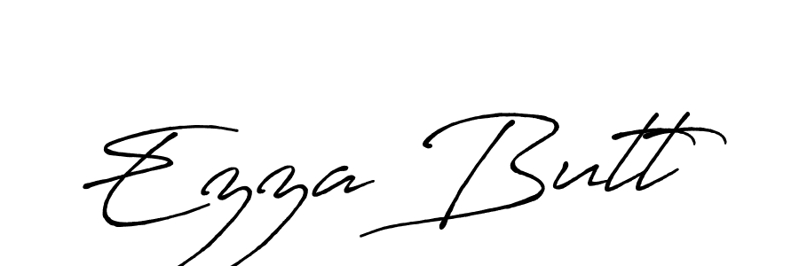 Create a beautiful signature design for name Ezza Butt. With this signature (Antro_Vectra_Bolder) fonts, you can make a handwritten signature for free. Ezza Butt signature style 7 images and pictures png