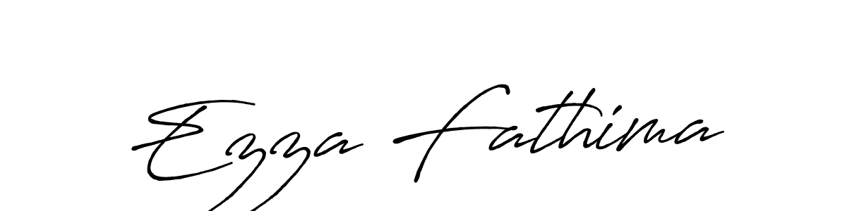 Also we have Ezza Fathima name is the best signature style. Create professional handwritten signature collection using Antro_Vectra_Bolder autograph style. Ezza Fathima signature style 7 images and pictures png