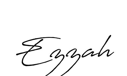 Design your own signature with our free online signature maker. With this signature software, you can create a handwritten (Antro_Vectra_Bolder) signature for name Ezzah. Ezzah signature style 7 images and pictures png