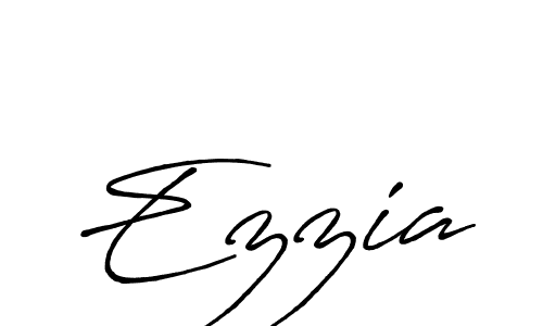 Ezzia stylish signature style. Best Handwritten Sign (Antro_Vectra_Bolder) for my name. Handwritten Signature Collection Ideas for my name Ezzia. Ezzia signature style 7 images and pictures png