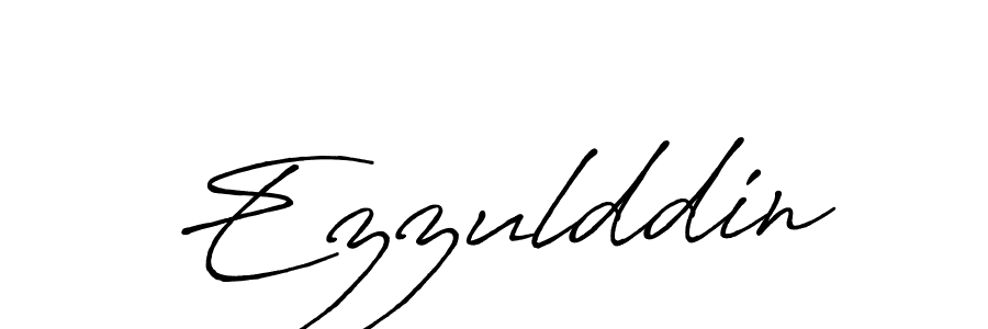 Design your own signature with our free online signature maker. With this signature software, you can create a handwritten (Antro_Vectra_Bolder) signature for name Ezzulddin. Ezzulddin signature style 7 images and pictures png
