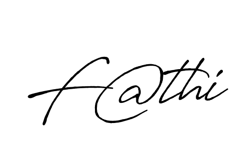 Use a signature maker to create a handwritten signature online. With this signature software, you can design (Antro_Vectra_Bolder) your own signature for name F@thi. F@thi signature style 7 images and pictures png