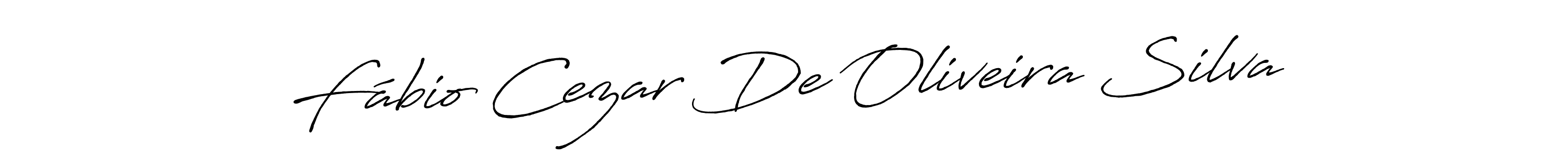 Design your own signature with our free online signature maker. With this signature software, you can create a handwritten (Antro_Vectra_Bolder) signature for name Fábio Cezar De Oliveira Silva. Fábio Cezar De Oliveira Silva signature style 7 images and pictures png