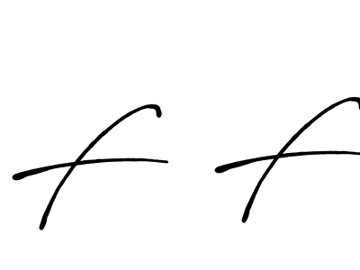 It looks lik you need a new signature style for name F  F. Design unique handwritten (Antro_Vectra_Bolder) signature with our free signature maker in just a few clicks. F  F signature style 7 images and pictures png