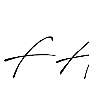 The best way (Antro_Vectra_Bolder) to make a short signature is to pick only two or three words in your name. The name F A include a total of six letters. For converting this name. F A signature style 7 images and pictures png