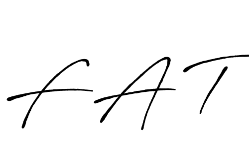 Make a beautiful signature design for name F A T. With this signature (Antro_Vectra_Bolder) style, you can create a handwritten signature for free. F A T signature style 7 images and pictures png