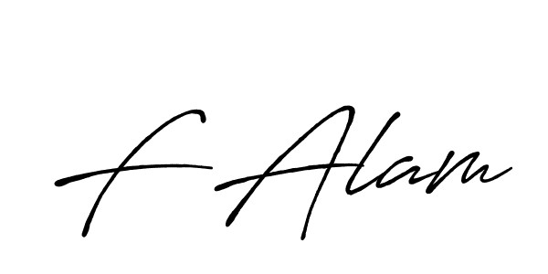 How to make F Alam signature? Antro_Vectra_Bolder is a professional autograph style. Create handwritten signature for F Alam name. F Alam signature style 7 images and pictures png