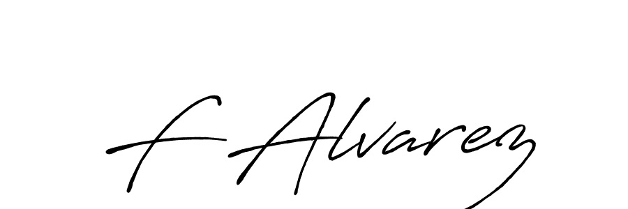 Design your own signature with our free online signature maker. With this signature software, you can create a handwritten (Antro_Vectra_Bolder) signature for name F Alvarez. F Alvarez signature style 7 images and pictures png