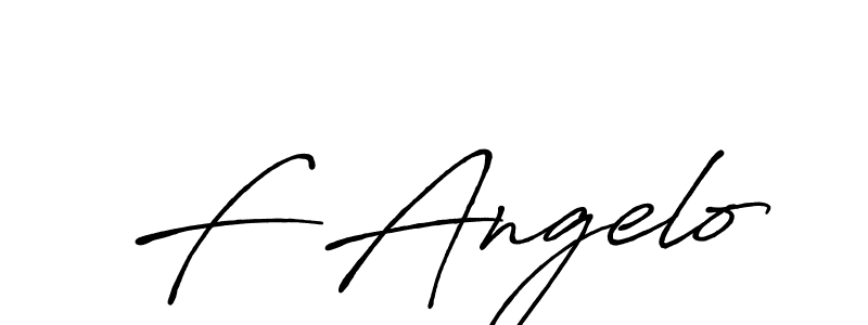 Make a beautiful signature design for name F Angelo. Use this online signature maker to create a handwritten signature for free. F Angelo signature style 7 images and pictures png