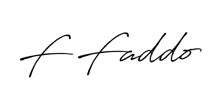 How to make F Faddo signature? Antro_Vectra_Bolder is a professional autograph style. Create handwritten signature for F Faddo name. F Faddo signature style 7 images and pictures png