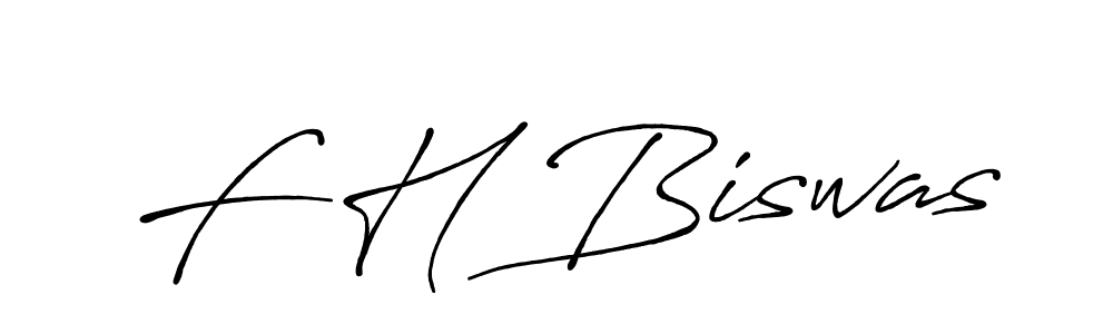 Antro_Vectra_Bolder is a professional signature style that is perfect for those who want to add a touch of class to their signature. It is also a great choice for those who want to make their signature more unique. Get F H Biswas name to fancy signature for free. F H Biswas signature style 7 images and pictures png