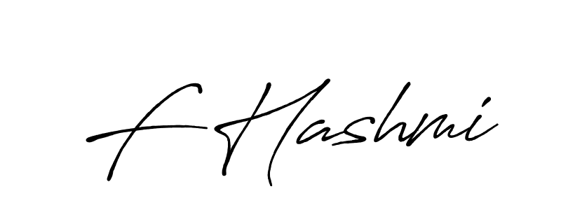 The best way (Antro_Vectra_Bolder) to make a short signature is to pick only two or three words in your name. The name F Hashmi include a total of six letters. For converting this name. F Hashmi signature style 7 images and pictures png