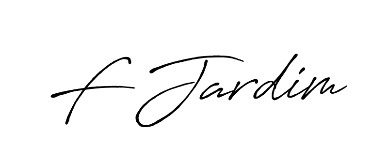 Use a signature maker to create a handwritten signature online. With this signature software, you can design (Antro_Vectra_Bolder) your own signature for name F Jardim. F Jardim signature style 7 images and pictures png