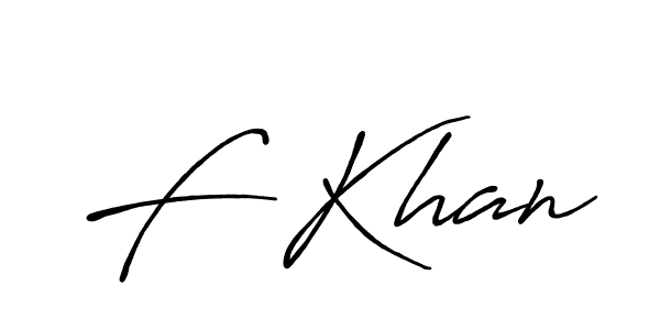 You should practise on your own different ways (Antro_Vectra_Bolder) to write your name (F Khan) in signature. don't let someone else do it for you. F Khan signature style 7 images and pictures png