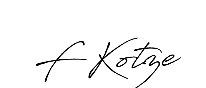 Similarly Antro_Vectra_Bolder is the best handwritten signature design. Signature creator online .You can use it as an online autograph creator for name F Kotze. F Kotze signature style 7 images and pictures png