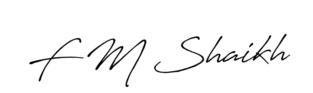 Antro_Vectra_Bolder is a professional signature style that is perfect for those who want to add a touch of class to their signature. It is also a great choice for those who want to make their signature more unique. Get F M Shaikh name to fancy signature for free. F M Shaikh signature style 7 images and pictures png