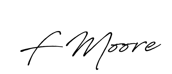 Make a beautiful signature design for name F Moore. Use this online signature maker to create a handwritten signature for free. F Moore signature style 7 images and pictures png