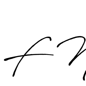 It looks lik you need a new signature style for name F N. Design unique handwritten (Antro_Vectra_Bolder) signature with our free signature maker in just a few clicks. F N signature style 7 images and pictures png