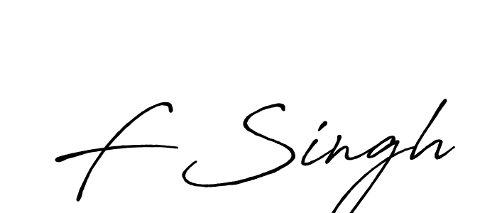 Also You can easily find your signature by using the search form. We will create F Singh name handwritten signature images for you free of cost using Antro_Vectra_Bolder sign style. F Singh signature style 7 images and pictures png