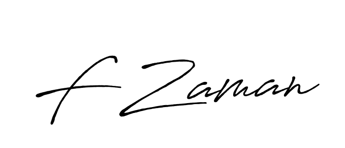 It looks lik you need a new signature style for name F Zaman. Design unique handwritten (Antro_Vectra_Bolder) signature with our free signature maker in just a few clicks. F Zaman signature style 7 images and pictures png