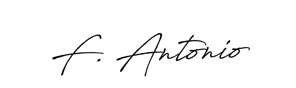 F. Antonio stylish signature style. Best Handwritten Sign (Antro_Vectra_Bolder) for my name. Handwritten Signature Collection Ideas for my name F. Antonio. F. Antonio signature style 7 images and pictures png