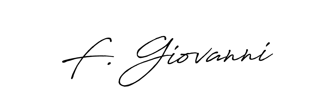 Once you've used our free online signature maker to create your best signature Antro_Vectra_Bolder style, it's time to enjoy all of the benefits that F. Giovanni name signing documents. F. Giovanni signature style 7 images and pictures png