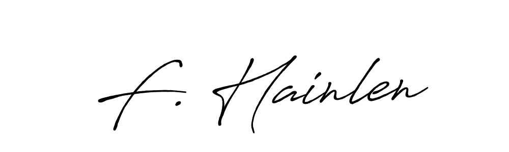 Best and Professional Signature Style for F. Hainlen. Antro_Vectra_Bolder Best Signature Style Collection. F. Hainlen signature style 7 images and pictures png