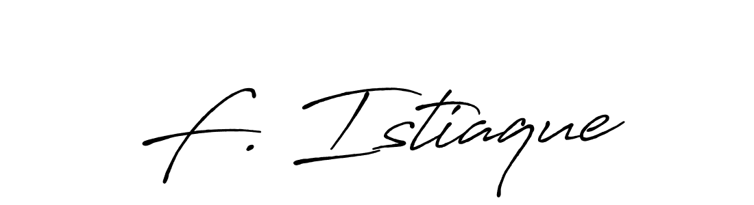 Best and Professional Signature Style for F. Istiaque. Antro_Vectra_Bolder Best Signature Style Collection. F. Istiaque signature style 7 images and pictures png